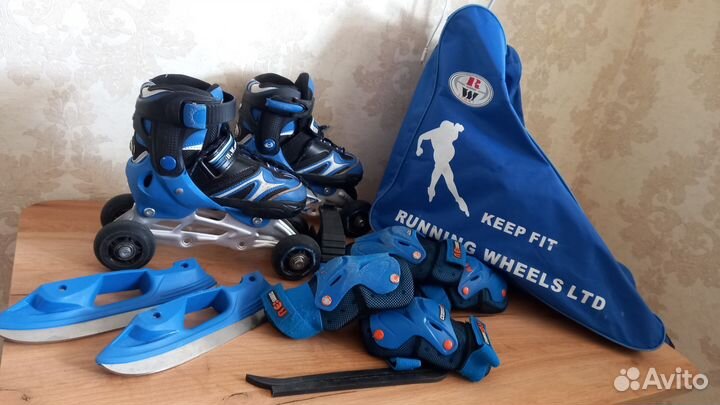 Коньки Ролики 2 в 1