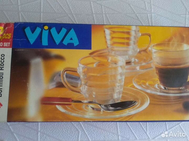 Кофейный стеклянный набор