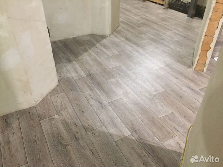 Укладка линолеума
