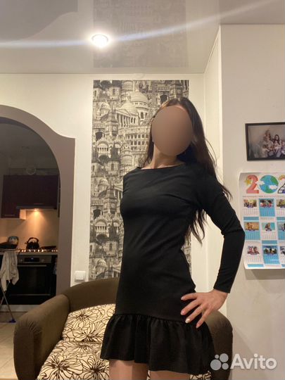 Вечернее черное платье (42)