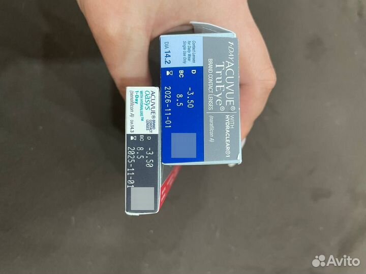 Линзы Acuvue Oasys 1day Acuvue TruEye 1day