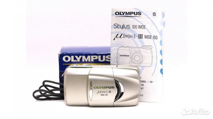 Olympus mju III Wide 100 в упаковке