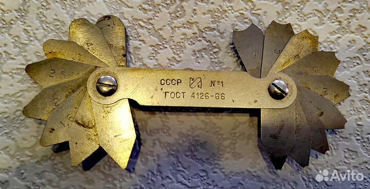 Радиусные шаблоны СССР