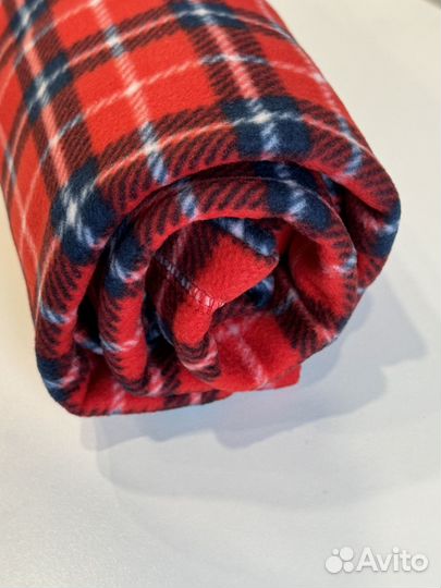 Продается плед в клетку, 100х70 см