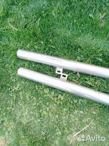 Пороги на hyundai Santa Fe хром