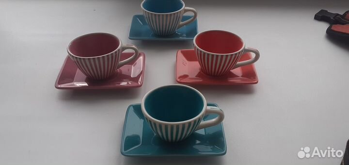Новый кофейный сервиз на 4 персоны