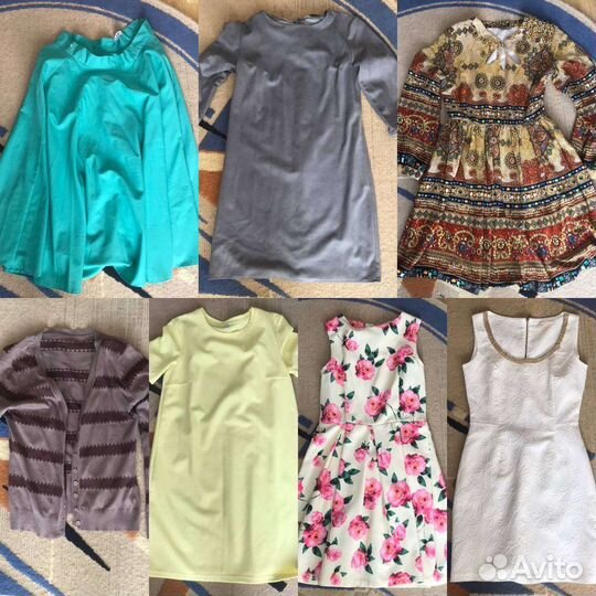 Женские фирменные платья, юбка, кардиган