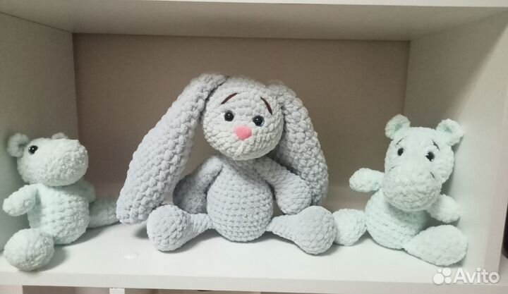 Игрушка зайчик ручная работа