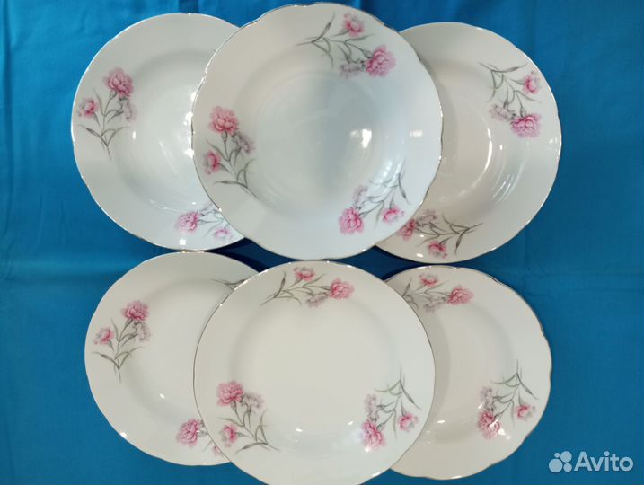 Тарелки фарфоровые Япония катюша СССР