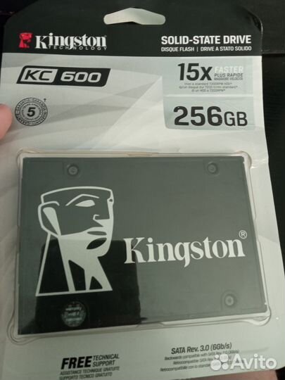 Ssd kingston kc600 256gb