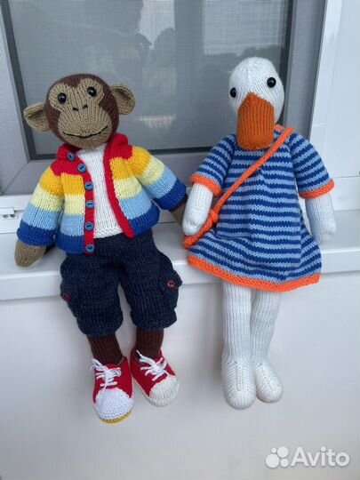 Игрушка вязаная в стиле тильда