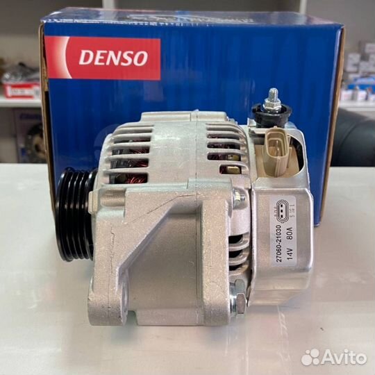 Генератор Toyota 1NZ/ 2NZ (3 контакта/ 80A) denso