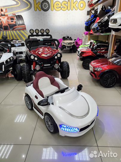 Электромобиль детский новый мягкие колёса