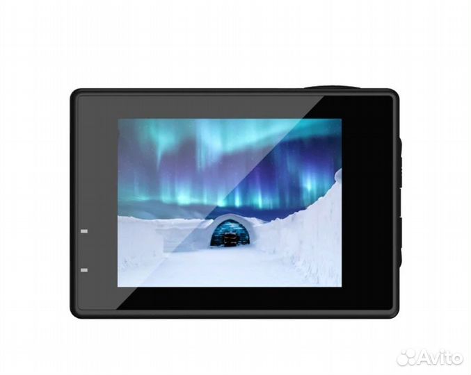 Экшн-камера с двойным экраном и чехлом от воды