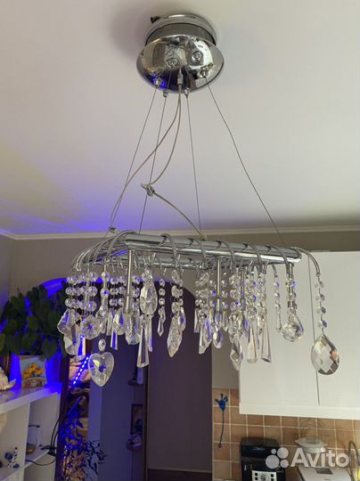 Светильник подвесной хрустальный