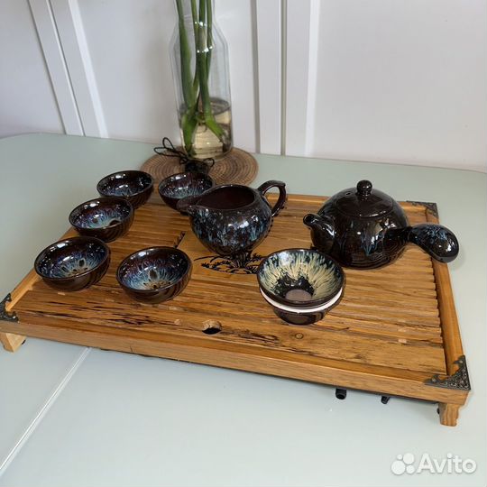 Сверкающий Китайский чайный сервиз