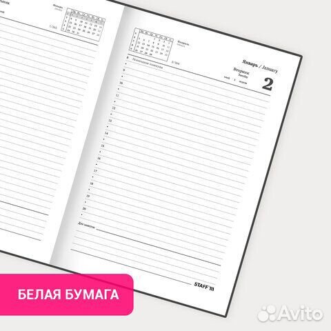 Ежедневник дат. 2024 А5 Staff Dragon