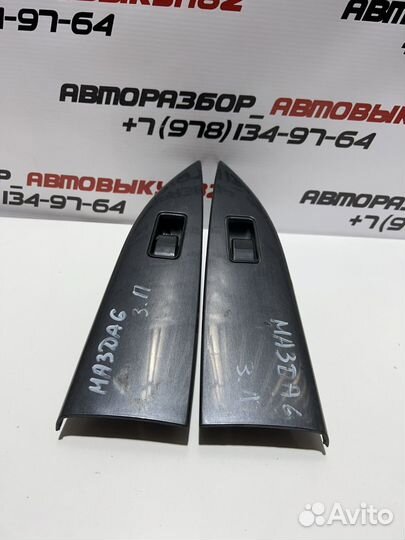 Блок стеклоподъемника задний левый правый mazda 6