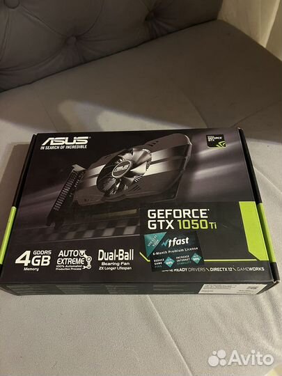 Видеокарта gtx 1050 ti 4gb