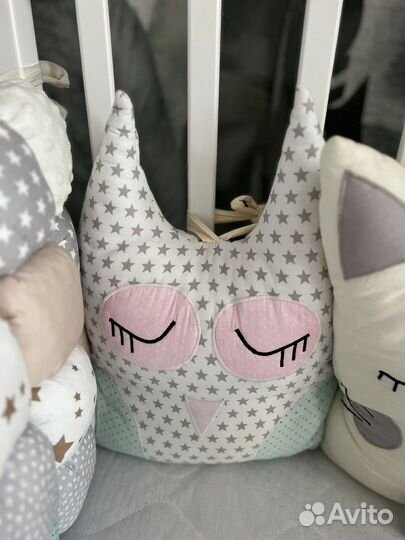 Бортики в детскую кроватку