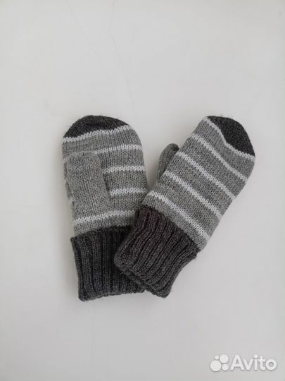 Варежки серые H&M новые