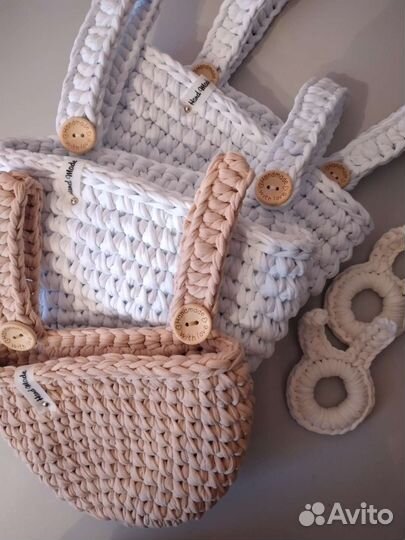 Подвесные корзинки на кроватку