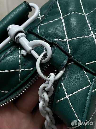 Сумочка Mango зеленая небольшая