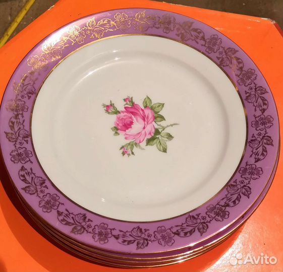 Тарелки фарфоровые Fortuna из ГДР 5шт