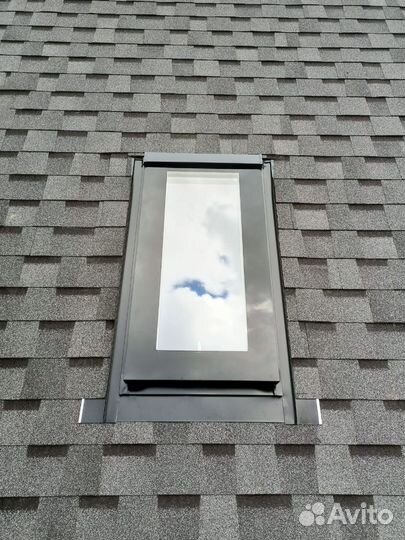 Мансардное окно из профиля Rehau 640x1240 мм