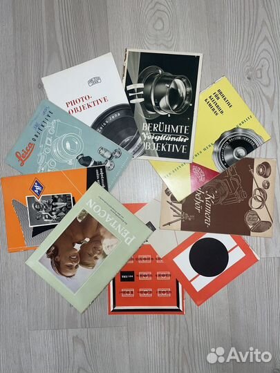Винтажные каталоги Leica Zeiss Voigtlander
