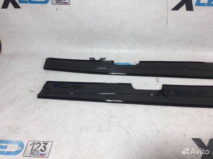 Комплект лезвий на пороги BMW 3 E90 M глянец