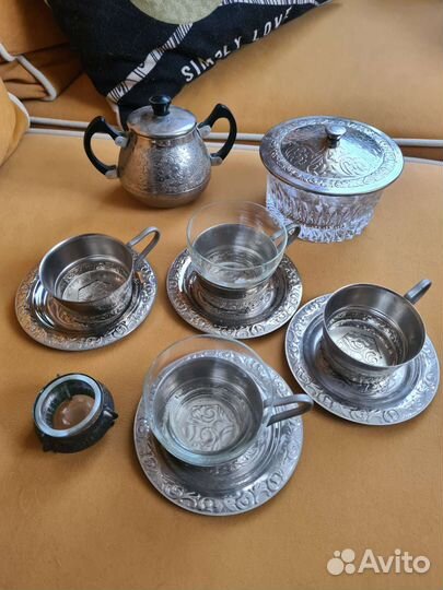 Мельхиоровая посуда СССР