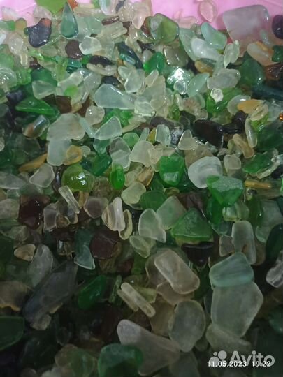 Стекляные камешки для декора