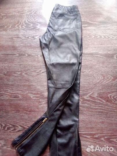 Кожаные штаны(под кожу)