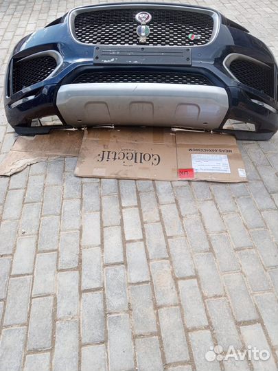 Бампер передний Jaguar Fpace 2017г