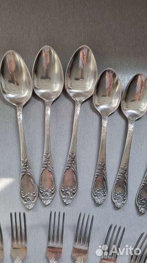 Столовый набор мельхиор СССР