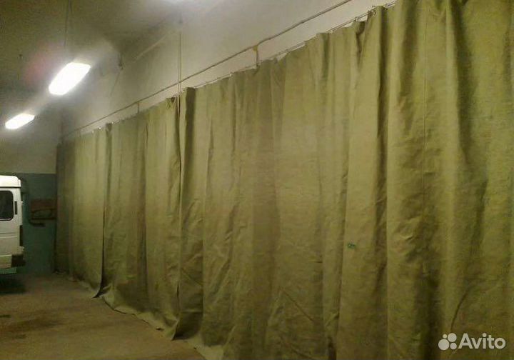 Шторы в гараж, брезент, в наличии и под заказ