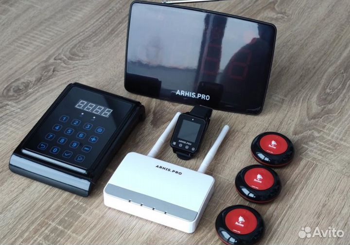 Влагозащищенная кнопка вызова персонала пейджер