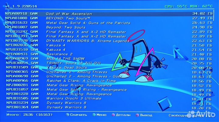 Прошитая Sony PS3 Super Slim 250GB +2 джоя +40 игр