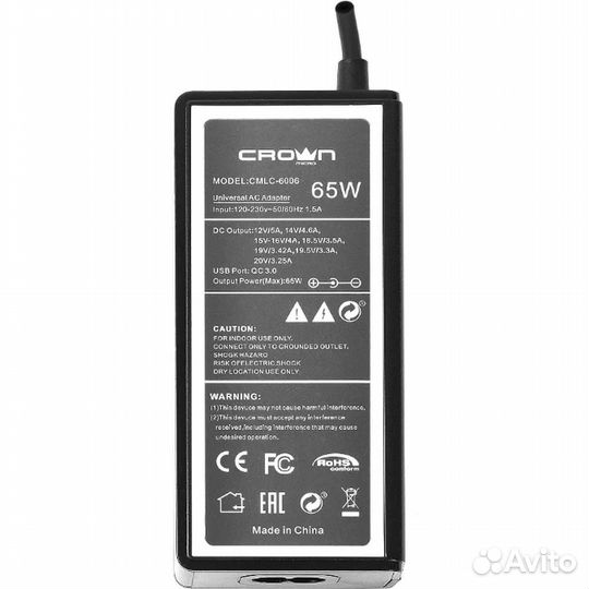 Адаптер питания от сети Crown cmlc-6006 #311444