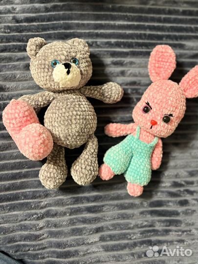 Вязаные игрушки ручной работы