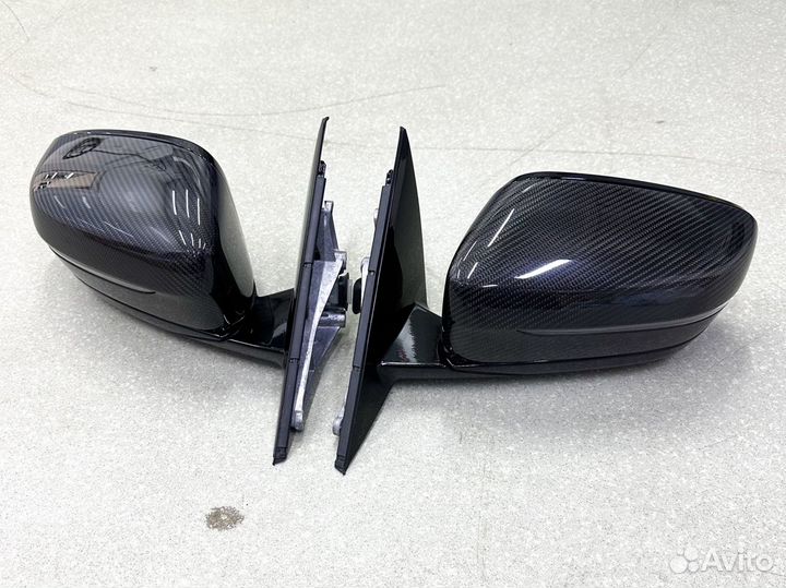 BMW G30 комплект зеркал Карбон 9 Pin