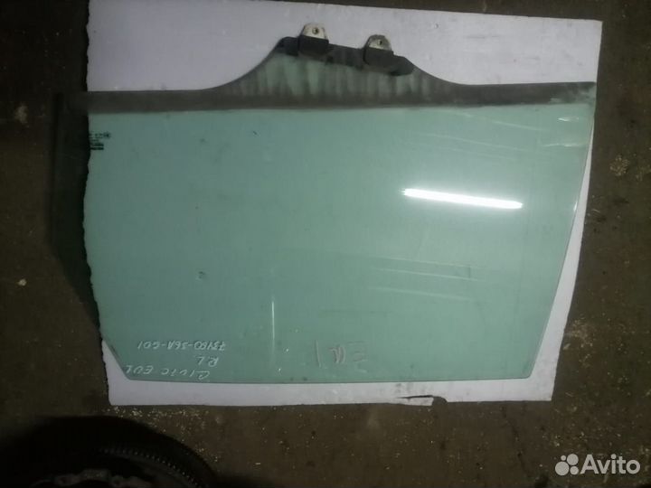 Стекло опускное honda civic EU1 Задний Лев 73450-S6A-G01