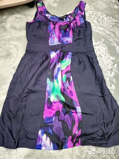 Платье натуральный шелк 44