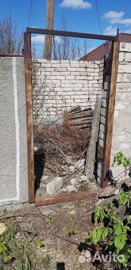 Металлические ворота для гаража