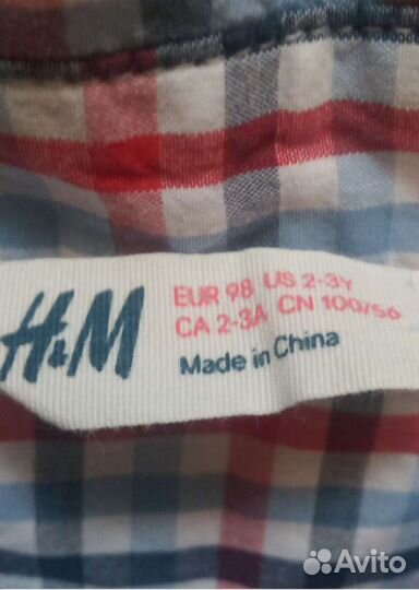 Рубашка H&M и галстук для мальчика