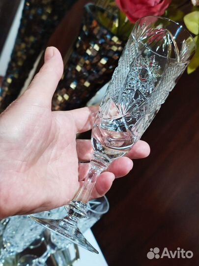 Бокалы Дятковский хрусталь, СССР
