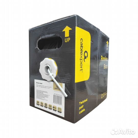 Кабель UTP кат.5e, 4 пары, 0.51 mm 100м