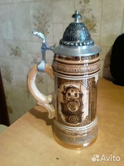 Кружка пивная фарфоровая. Чехия