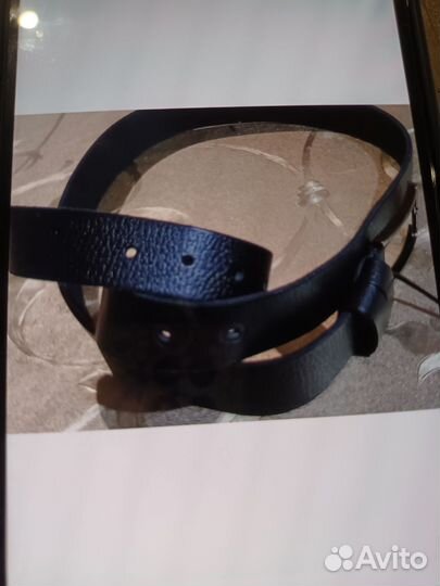 Мужской кожаный ремень